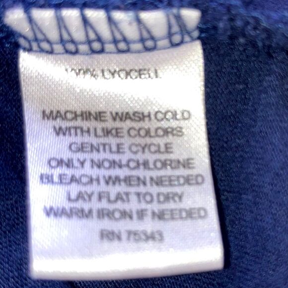 Cynthia Rowley Sleeveless Layered Slimming Dress Navy Blue Womens XL - Picture 7 of 9